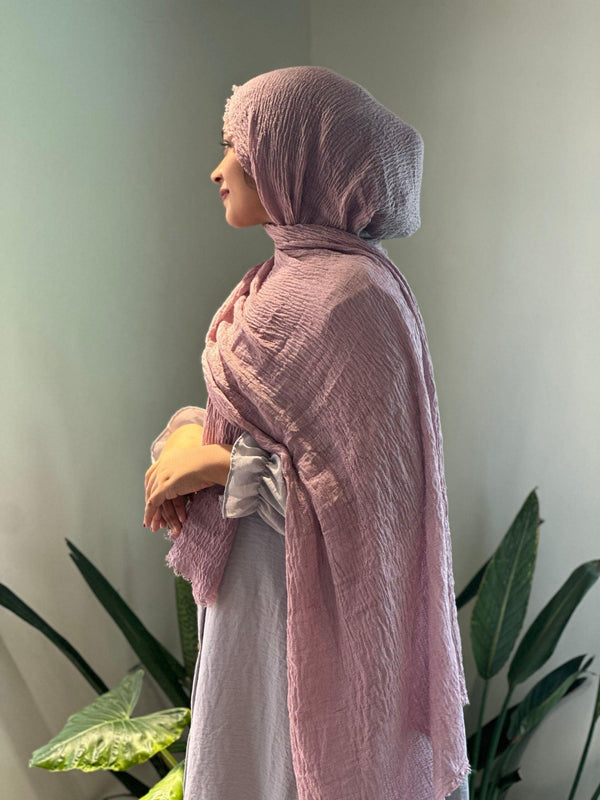 Pink bliss maxi premium cotton hijab