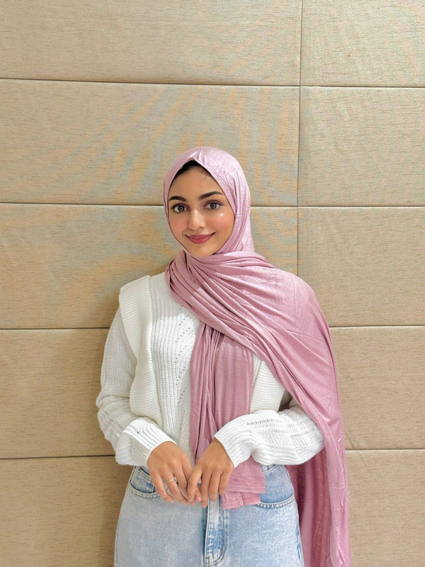 Majestic mauve Classic jersey hijab