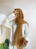 Camel maxi premium cotton hijab