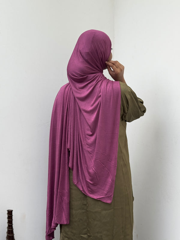 Plum Rose Classic Jersey Hijab