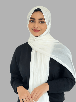 Moonlight White Signature Modal Hijab