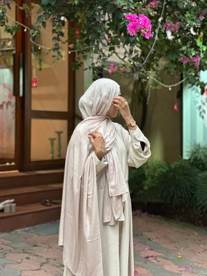 Champagne Beige Signature Modal Hijab