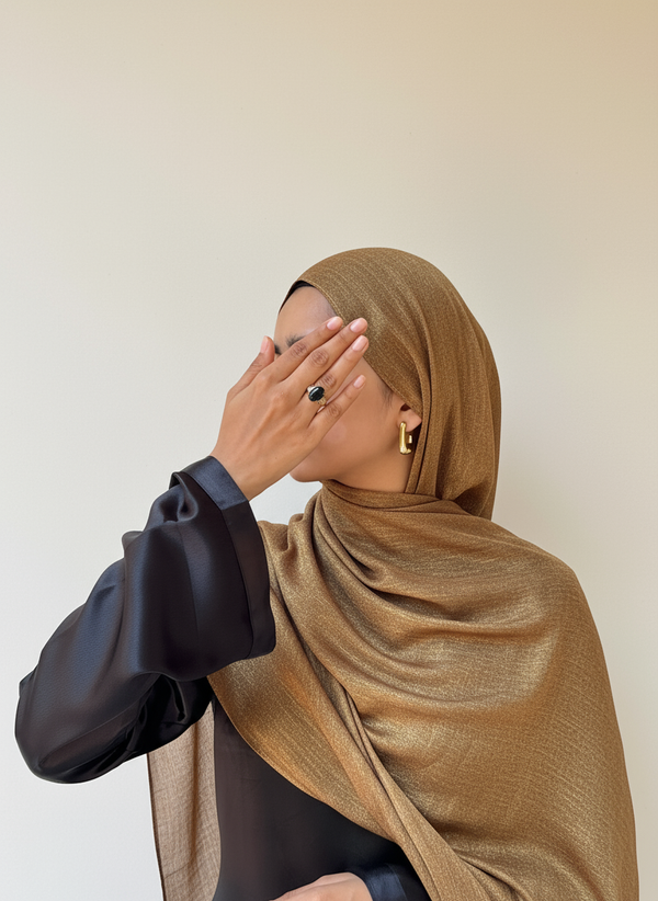 Golden Bronze Signature Modal Hijab
