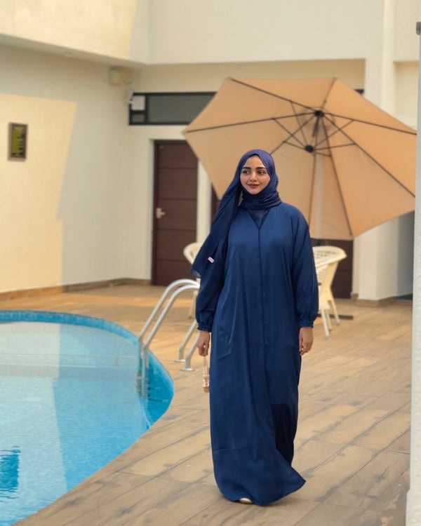 Deliela navy blue Abaya