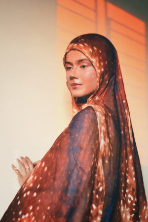 Fawn Print Signature Modal Cotton Hijab