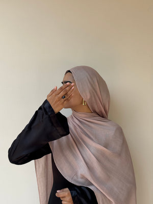 Light Pink Signature Modal Cotton Hijab