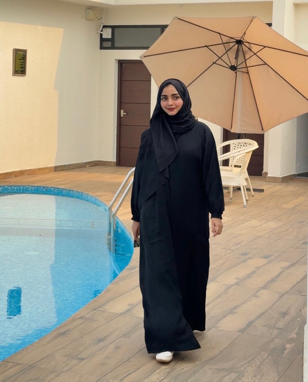 Deliela Black Abaya