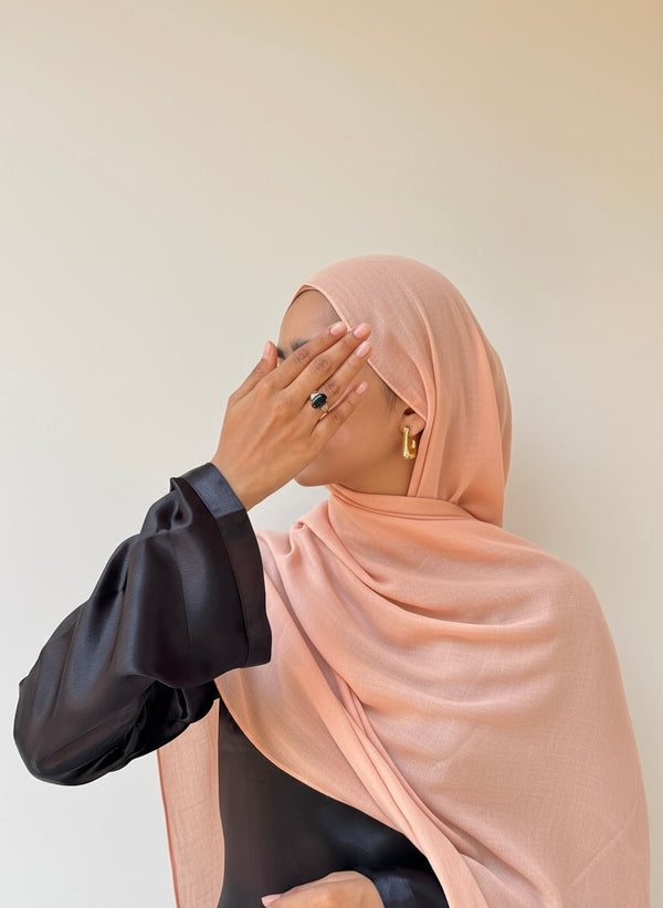 Peach Signature Modal Hijab