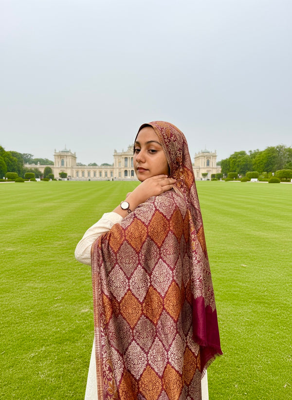 Premium Pashmina Hijab - Maroon