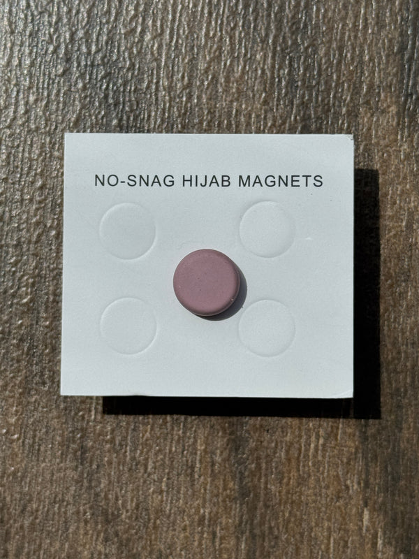 Muted purple no snag hijab magnetic pin