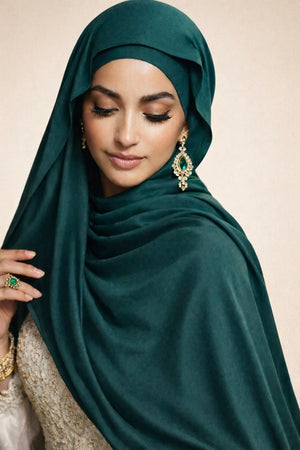 Teal Green Signature Modal Cotton Hijab