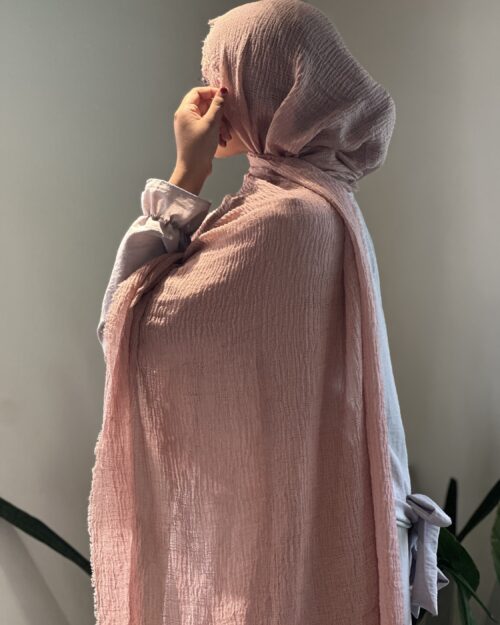 Classy rose maxi premium cotton hijab
