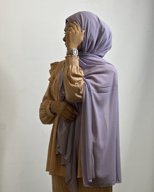 Periwinkle Laser georgette hijab