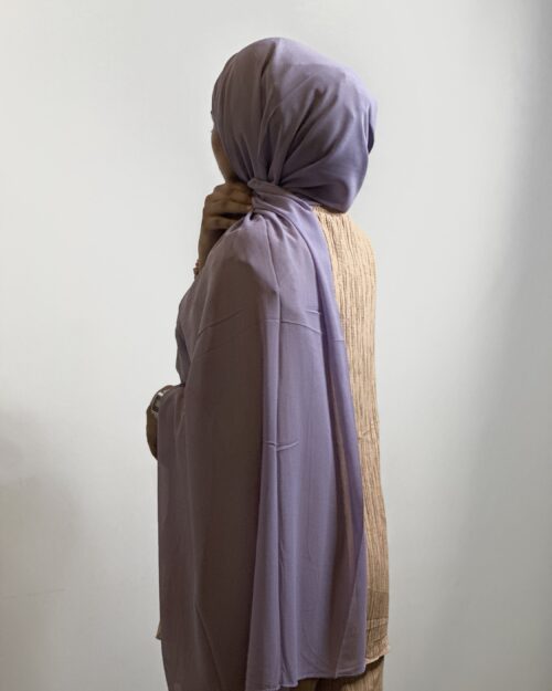 Periwinkle Laser georgette hijab