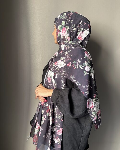 Flora belle chiffon printed hijab