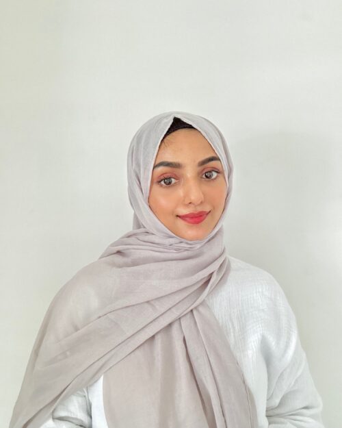 Polished pebble Basic cotton hijab
