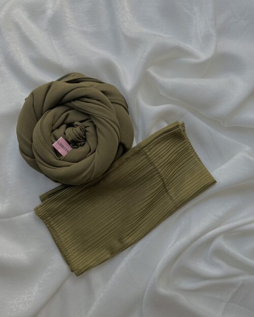 Spring hijab plus cap set