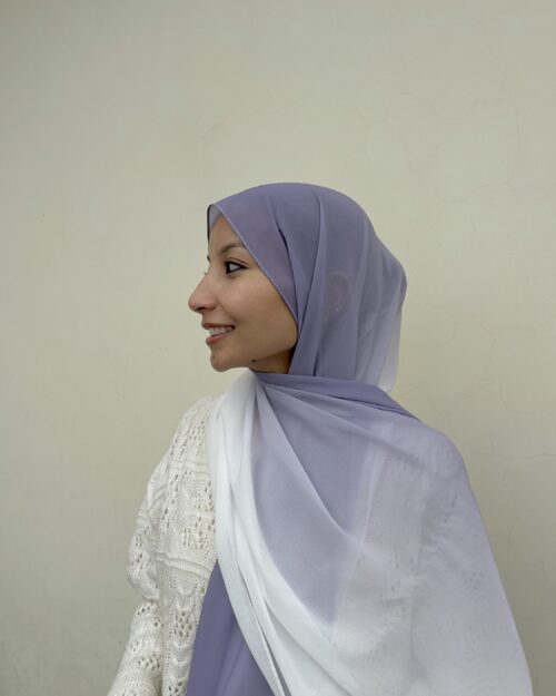 Lilac dreams Ombre chiffon hijab