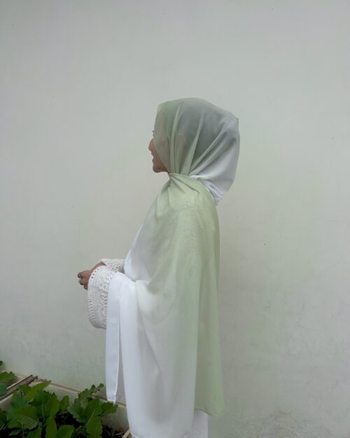 Matcha mania Ombre chiffon hijab