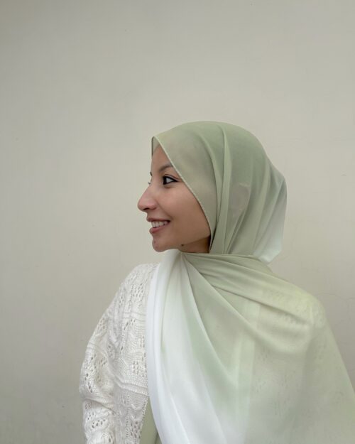 Matcha mania Ombre chiffon hijab