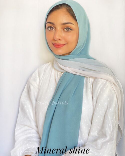 Mineral shine Ombre chiffon hijab