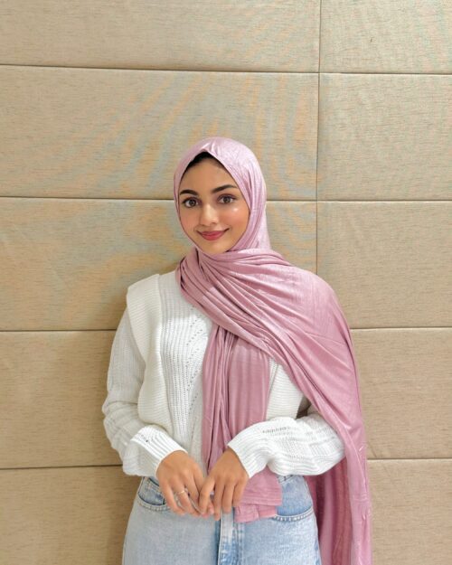 Majestic mauve Classic jersey hijab