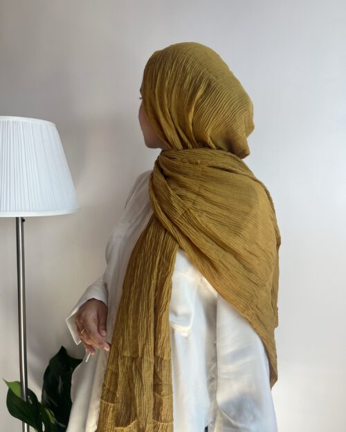 Dandelion Cotton pleated hijab