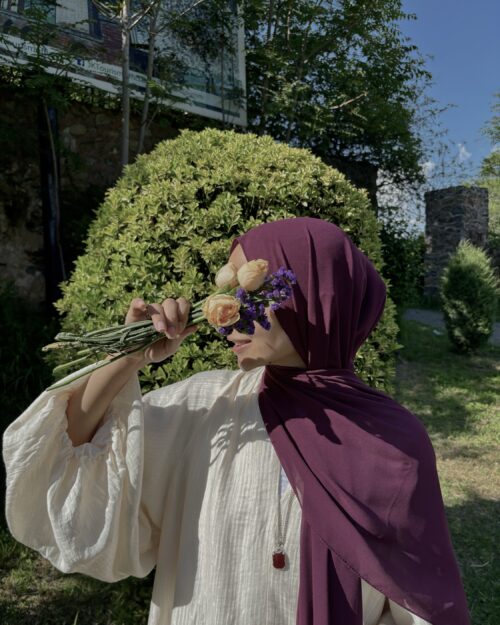 Grape vine mini georgette hijab