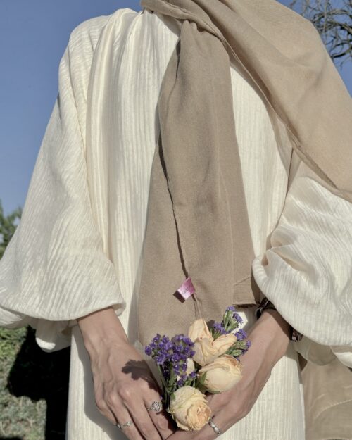 Wheat basic cotton hijab