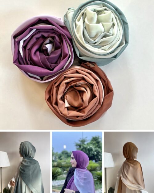 Trends ombre hijab combo deal